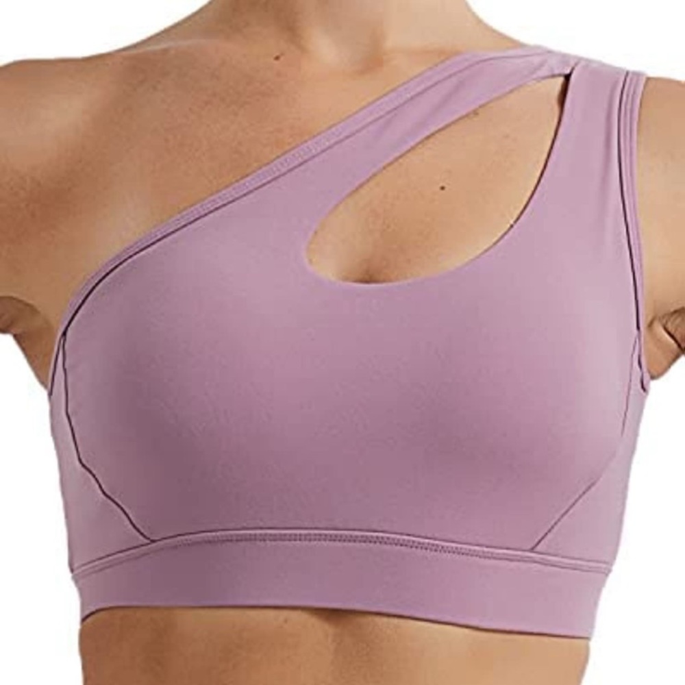 RUNNING GIRL One Shoulder Sports Bra. Size Small. New.